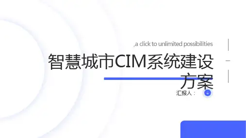 智慧城市CIM系统建设方案