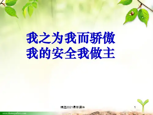 大学新生女生安全及健康知识讲座PPT课件