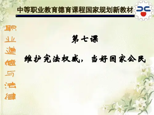 职业道德与法律课件第7课ppt课件