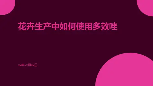 花卉生产中如何使用多效唑