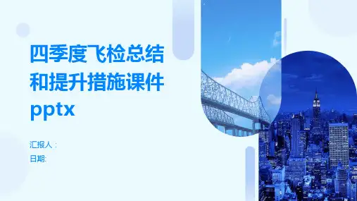四季度飞检总结和提升措施课件pptx