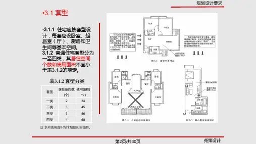 住宅设计规范图文解析
