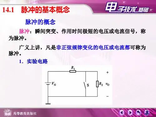 脉冲的基本概念PPT课件