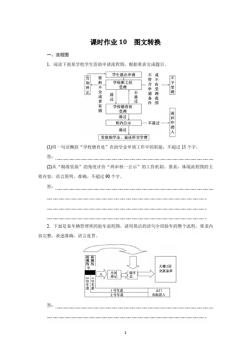 课后训练题及参考答案(十)--2023年高考语文一轮复习(新高考)