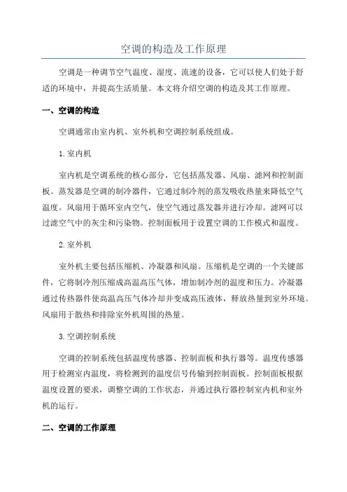 空调的构造及工作原理