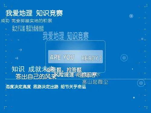 地理知识竞赛PPT超完美