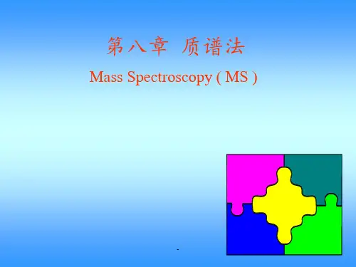现代仪器分析第八章质谱法PPT课件