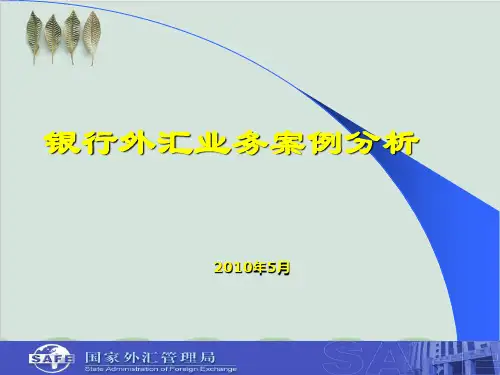 银行外汇业务案例分析PPT课件(86页)