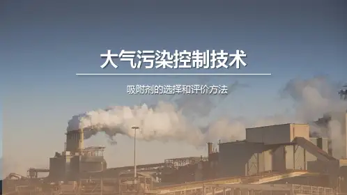 吸附剂的评价和选择方法