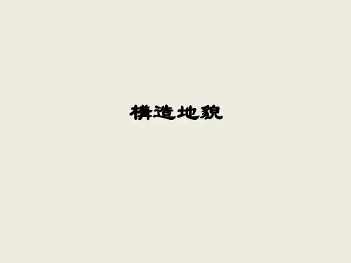 构造地貌(全套154页PPT课件)