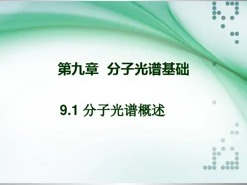 第九章分子光谱基础教程