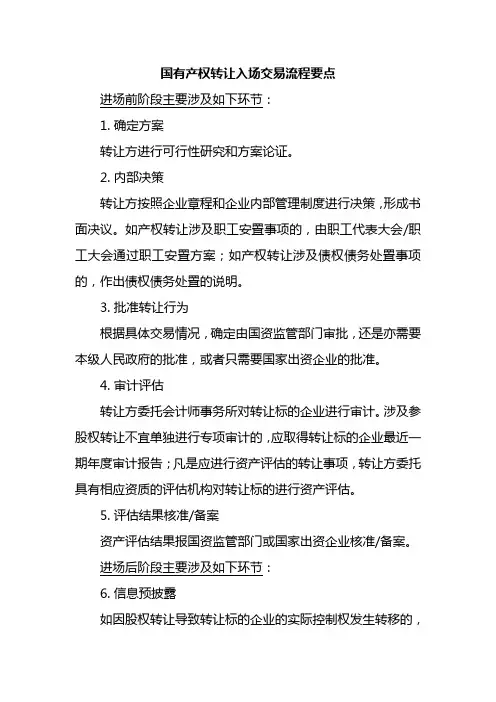国企入场交易操作流程_2019