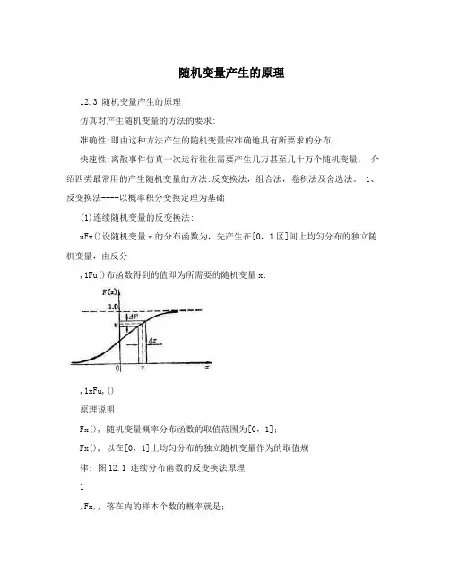 随机变量产生的原理