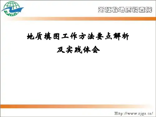 地质填图工作方法要点解析及实践体会