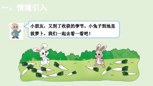 小学数学北师大版一年级下5.4拔萝卜课件共14张PPT