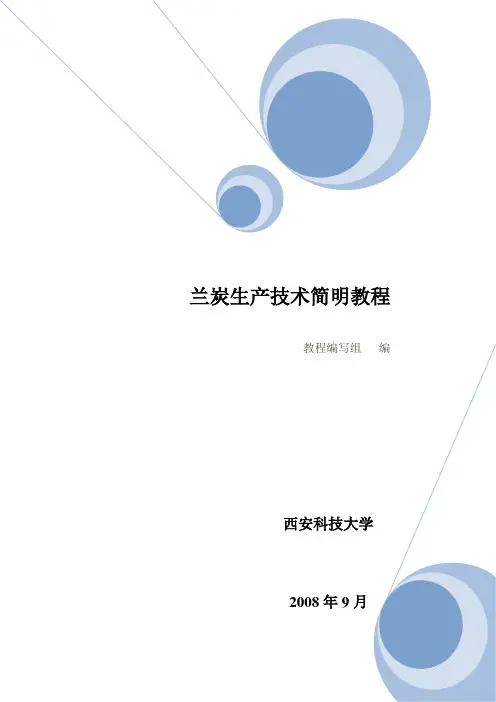 兰炭生产技术简明教程