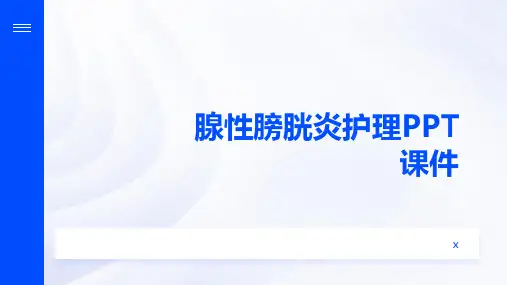 腺性膀胱炎护理PPT课件