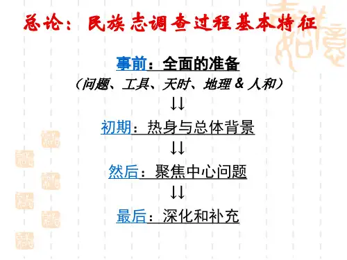 民族志的观察法