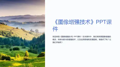 《图像增强技术》课件