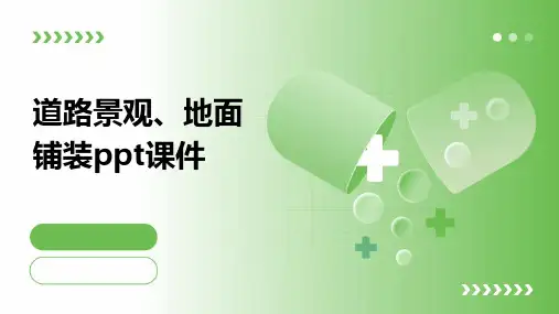 道路景观、地面铺装PPT课件