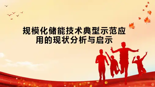 规模化储能技术典型示范应用的现状分析与启示