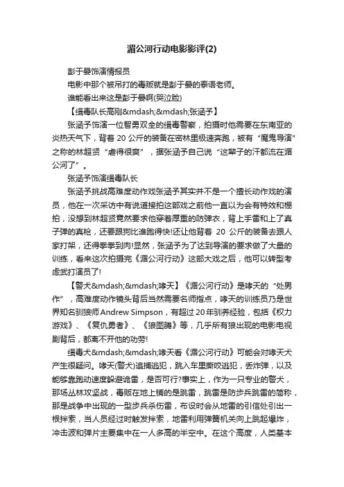 湄公河行动电影影评（2）