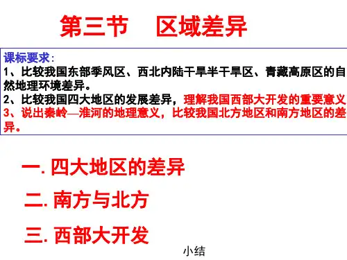1.3区域发展差异(四大经济、南北方、西部)