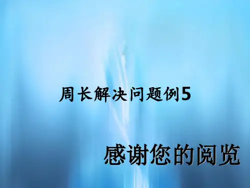 周长解决问题例5(精选)