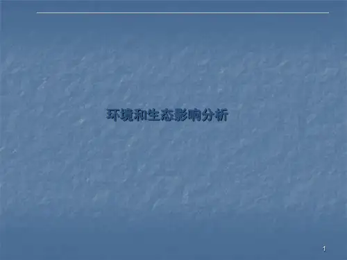建设项目环境影响评估ppt课件