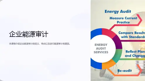 《企业能源审计》课件