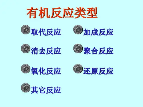 化学高二-有机反应类型 规律 机理