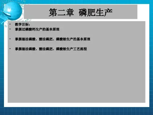 《磷肥生产》PPT课件