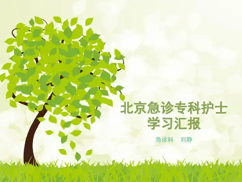 北京急诊专科护士PPT课件