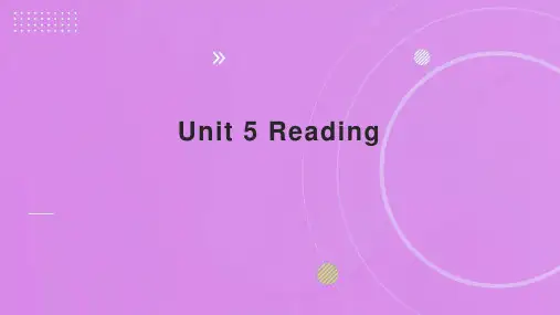 译林版英语八上同步教学 Unit 5 Reading 课件