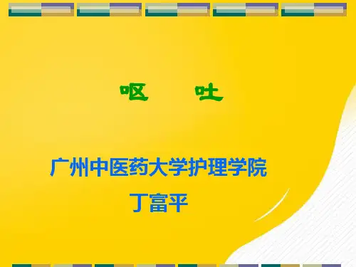 呕吐优秀PPT资料