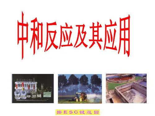 鲁教版九年级化学初中化学第四节_酸碱中和反应课件(29张