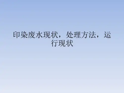 印染废水处理工艺印染废水处理工艺.pptx
