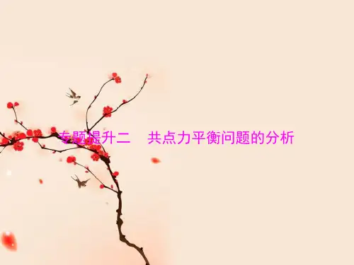 2021届高考物理一轮复习-专题提升二 共点力平衡问题的分析 (共29张PPT)