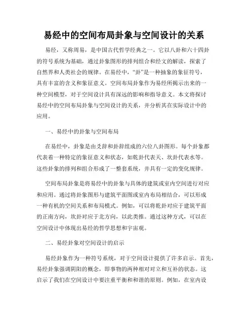 易经中的空间布局卦象与空间设计的关系
