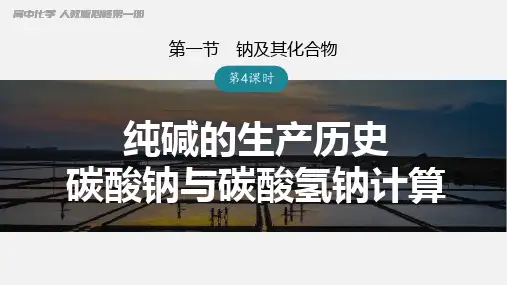 纯碱的生产历史课件-高一化学人教版(2019)必修第一册 