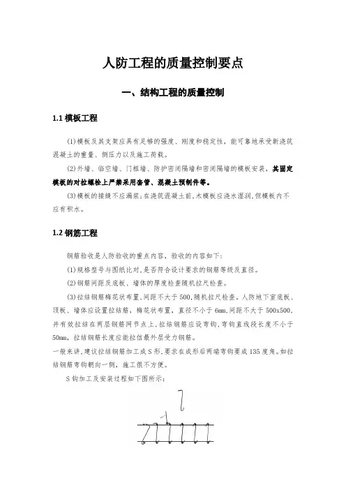 人防工程的质量控制要点