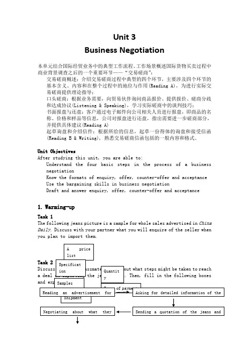 新职业英语_经贸英语教案