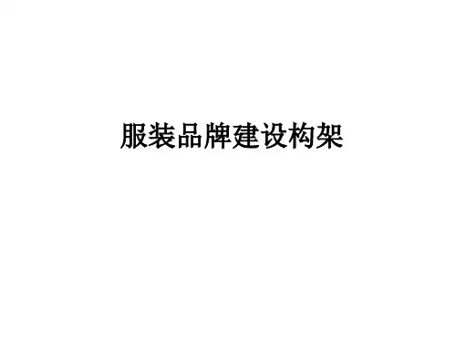 服装品牌建设构架