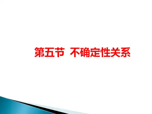 第五节  德布罗意波2