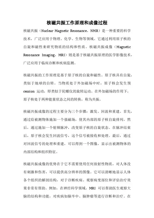 核磁共振工作原理和成像过程
