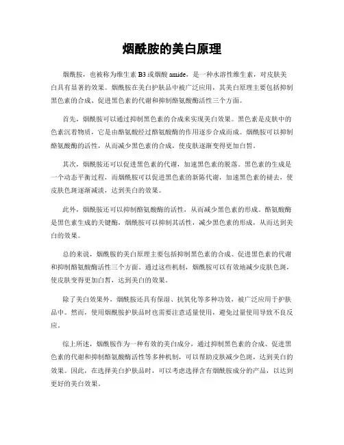 烟酰胺的美白原理