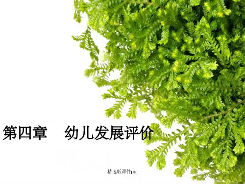 幼儿发展评价ppt