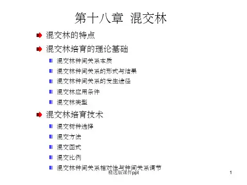第18章 混交林