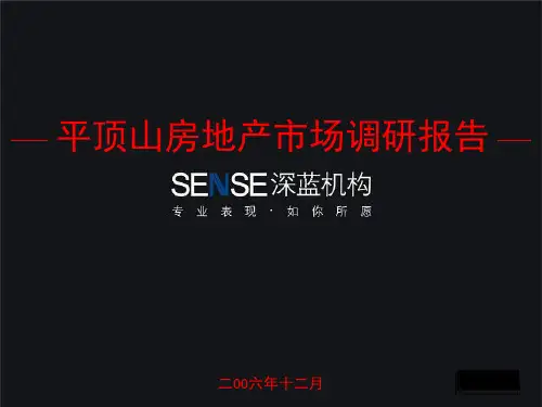 平顶山房地产市场调研报告