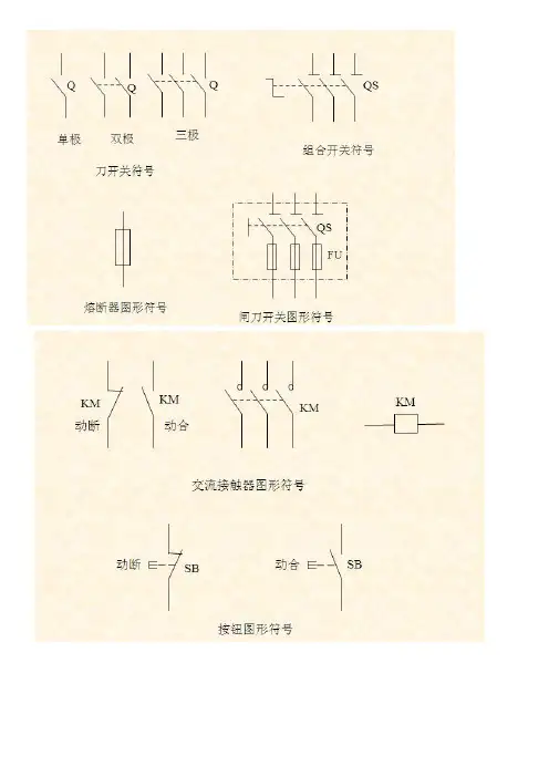 常用电气符号、仪表文字符号文字表示